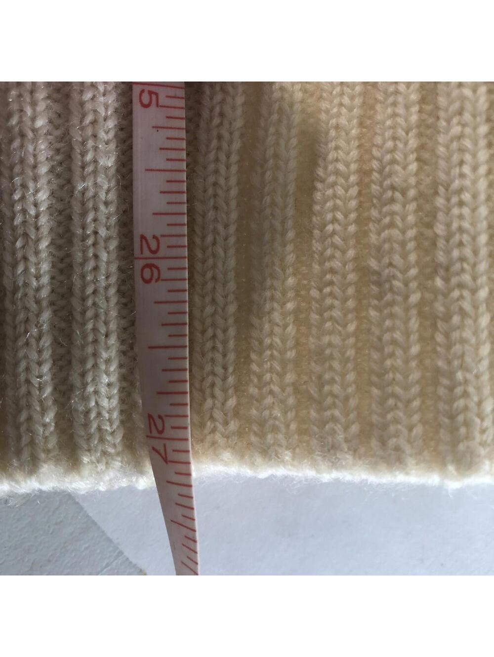 Gianfranco Ruffini Wool Sweater Vest Ivory Large - Picture 5 of 8